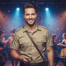 US Hemd kurzarm khaki