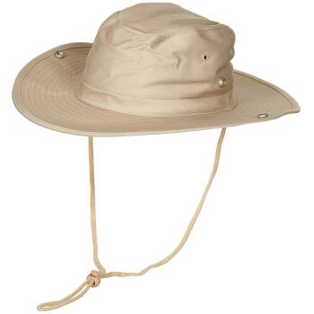 US Buschhut mit Kinnband khaki