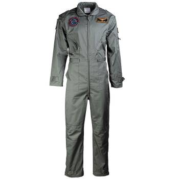 US Fliegerkombi Kids mit Abzeichen oliv, XL