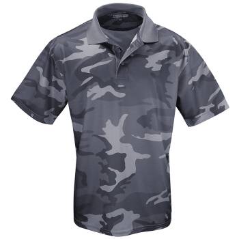 Tactical Poloshirt Quickdry darkcamo, L