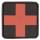 Patch 3D First Aid large schwarz