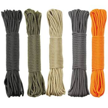 MILITÄR COMMANDO SEIL 15M SURVIVAL STRICK BW ARMY SCHNUR OUTDOOR LEINE 3-STÄRKEN 