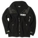 SECURITY Fleecejacke schwarz