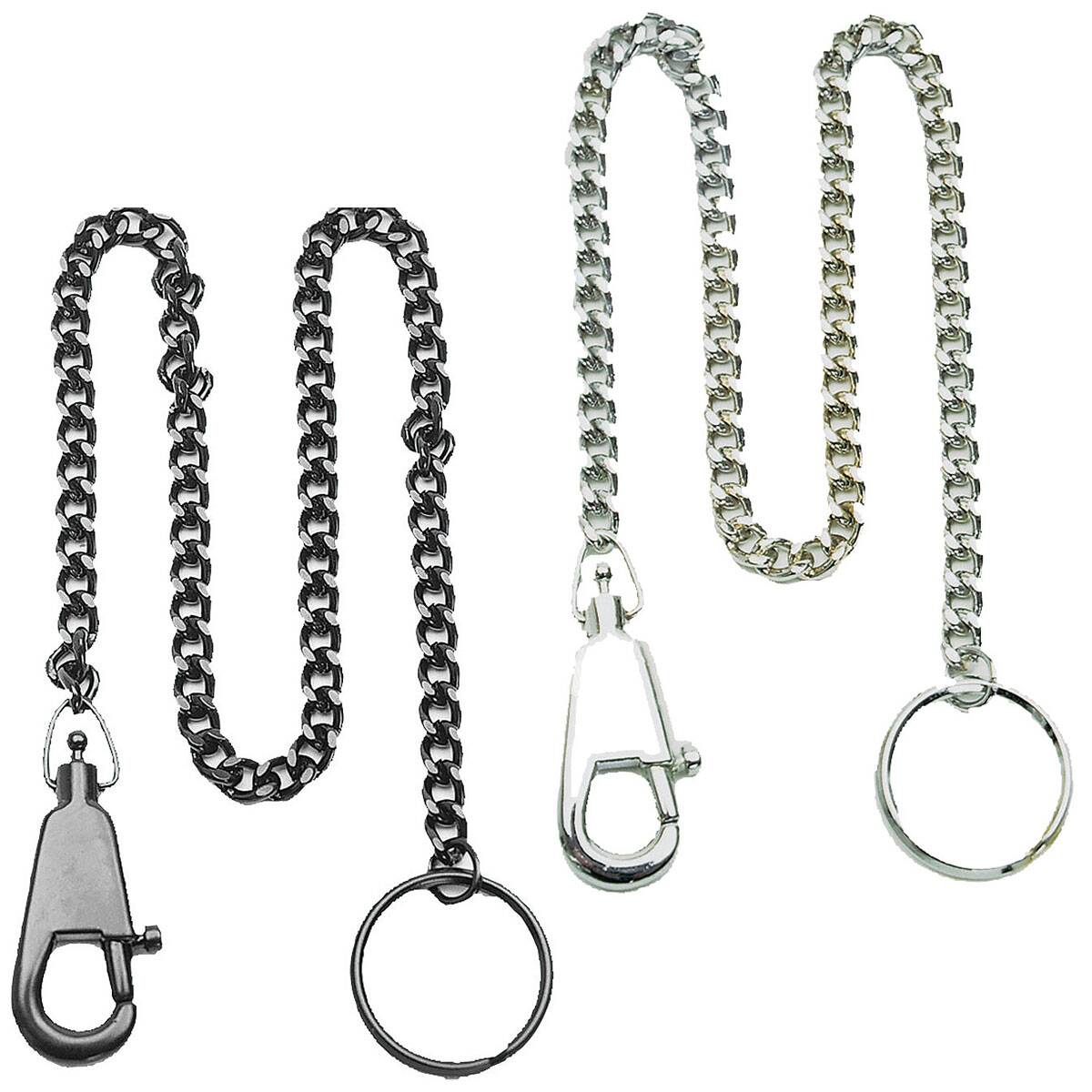 Karabiner + Silberne Messerkette Für Taschenmesser Messer Geldbörse 312637270472