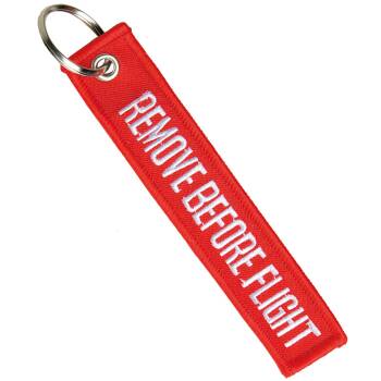Schlüsselanhänger Remove before Flight