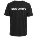 T-Shirt Security beidseitig bedruckt, 7XL
