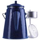 Kaffeekanne Emaille 2 liter blau