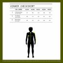 Kinder Checkshirt weiß-schwarz, 146/152