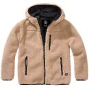 Kinder Teddyfleece Jacke beige, 170/176