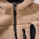 Kinder Teddyfleece Jacke beige, 170/176