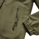 Ladies Summer Windbreaker Frontzip oliv, L