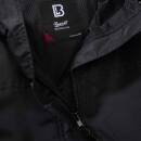 Ladies Summer Windbreaker Frontzip schwarz, XS