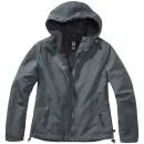 Ladies Windbreaker Frontzip anthrazit