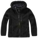 Ladies Teddyfleece Jacke schwarz