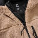 Ladies Teddyfleece Jacke camel