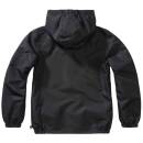 Kinder Sommer Windbreaker Frontzip schwarz