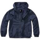 Kinder Sommer Windbreaker Frontzip navy