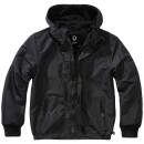 Kinder Windbreaker Frontzip schwarz