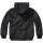Kinder Windbreaker Frontzip schwarz