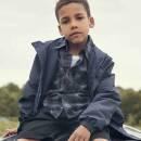 Kinder Windbreaker Frontzip navy