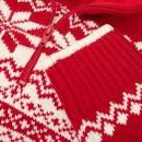 Norweger Pullover Troyer rot