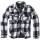 Lumberjacket weiß-schwarz 6XL