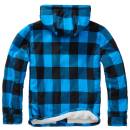Hooded Lumberjacket schwarz-blau