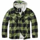 Hooded Lumberjacket schwarz-oliv