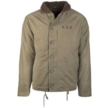 US Navy Deck Jacket N-1 oliv