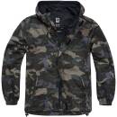 Brandit Sommer Windbreaker Frontzip Ripstop darkcamo