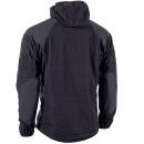 Fleecejacke Delta mit Kapuze schwarz, L