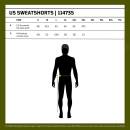 US Sweatshorts schwarz, S