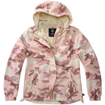 Ladies Summer Windbreaker Frontzip candy-camo