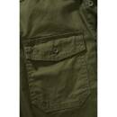 Brandit Flanellhemd oliv, S