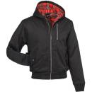 Hooded Harrington Jacket Winter schwarz