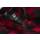 Teddyfleece Jacke rot-schwarz
