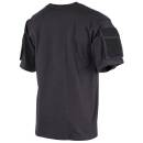 T-Shirt mit Ärmeltaschen schwarz