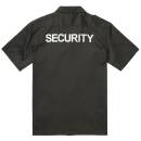 US Hemd Security kurzarm schwarz