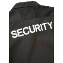 US Hemd Security langarm schwarz, 7XL