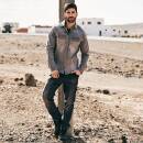 Riley Denim Hemd grau, L