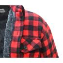 Lumberman Overshirt rot-schwarz, S