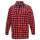 Lumberman Overshirt rot-schwarz, S