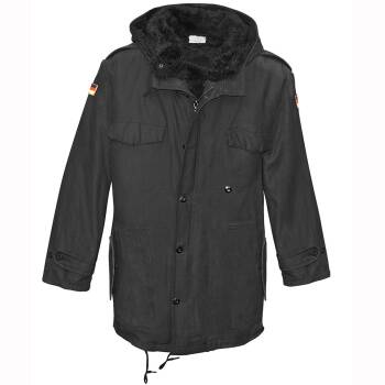 BW Parka mit Futter schwarz, 58