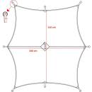 Plane Hexagon Tarp versch. Farben