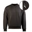 Tactical Sweatshirt Rundhals schwarz