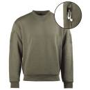 Tactical Sweatshirt Rundhals oliv