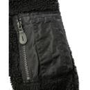 MA1 Sherpa Jacke schwarz