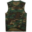 T-Shirt ärmellos woodland