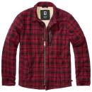 Classic Sherpa Jacke rot-schwarz