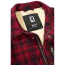Classic Sherpa Jacke rot-schwarz